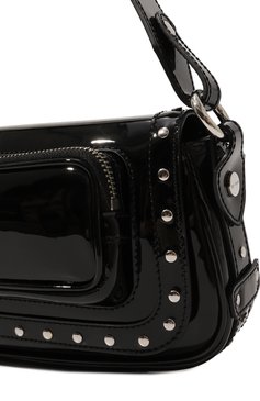 Женская сумка maddy BY FAR черного цвета, арт. 23CRMDDSBLPMED | Фото 3 (Сумки-технические: Сумки top-handle; Размер: medium; Материал: Натуральная кожа)