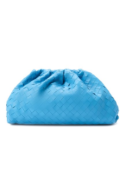 Женский клатч pouch BOTTEGA VENETA синего цвета по цене 322500 руб., арт. 576175/VCPP0 | Фото 1