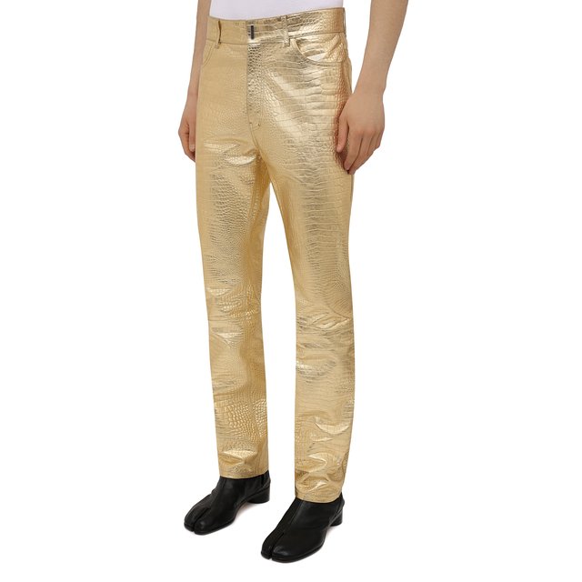 фото Кожаные брюки givenchy