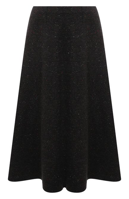 Женская кашемировая юбка LORO PIANA темно-серого цвета по цене 267000 руб., арт. FAL8413 | Фото 1