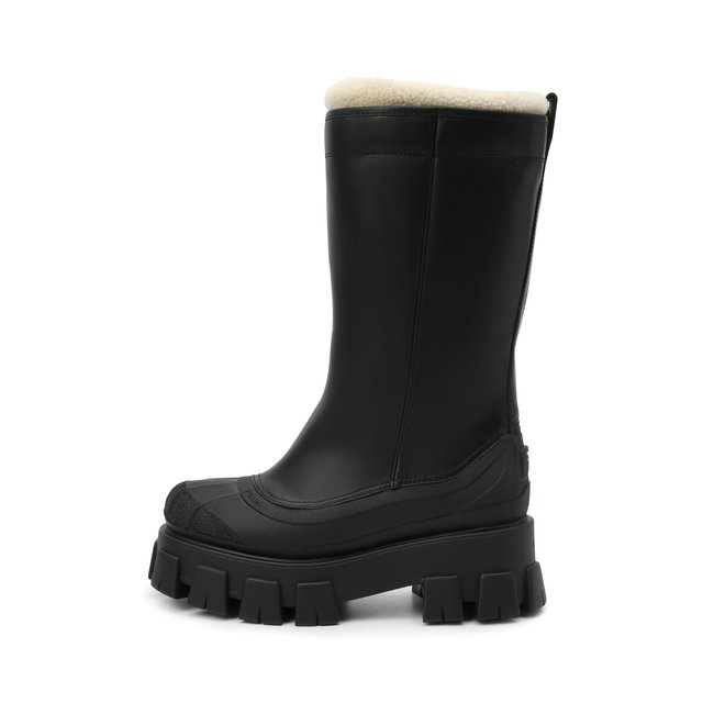 фото Кожаные сапоги monolith prada