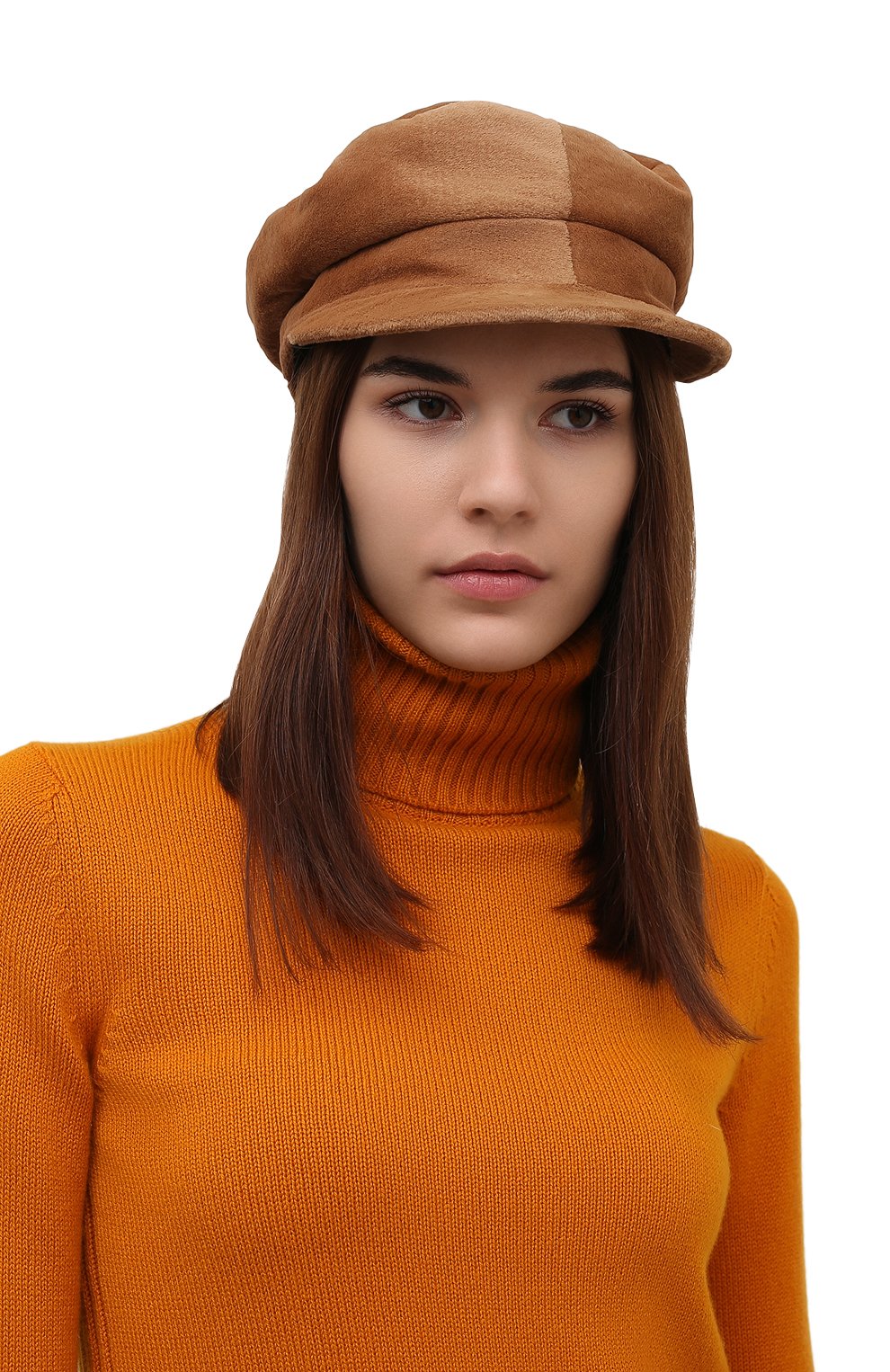 Женская ке�пка из меха норки KUSSENKOVV бежевого цвета, арт. 120110005426 | Фото 2 (Материал: Натуральный мех; Статус проверки: Проверена категория)