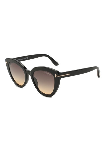 Женские солнцезащитные очки TOM FORD черного цвета, арт. TF845 01B | Фото 1 (Тип очков: С/з; Региональные ограничения белый список (Axapta Mercury): RU; Очки форма: Cat-eye; Оптика Гендер: оптика-женское)