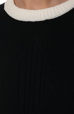 Женский пуловер из вискозы chloé x fusalp CHLOÉ темно-синего цвета, арт. Y1132 | Фото 5 (Рукава: Длинные; Материал внешний: Синтетический материал, Вискоза; Длина (для топов): Стандартные; Материал сплава: Проставлено; Стили: Спорт-шик; Женское Кросс-КТ: Пулов�ер-одежда; Драгоценные камни: Проставлено)