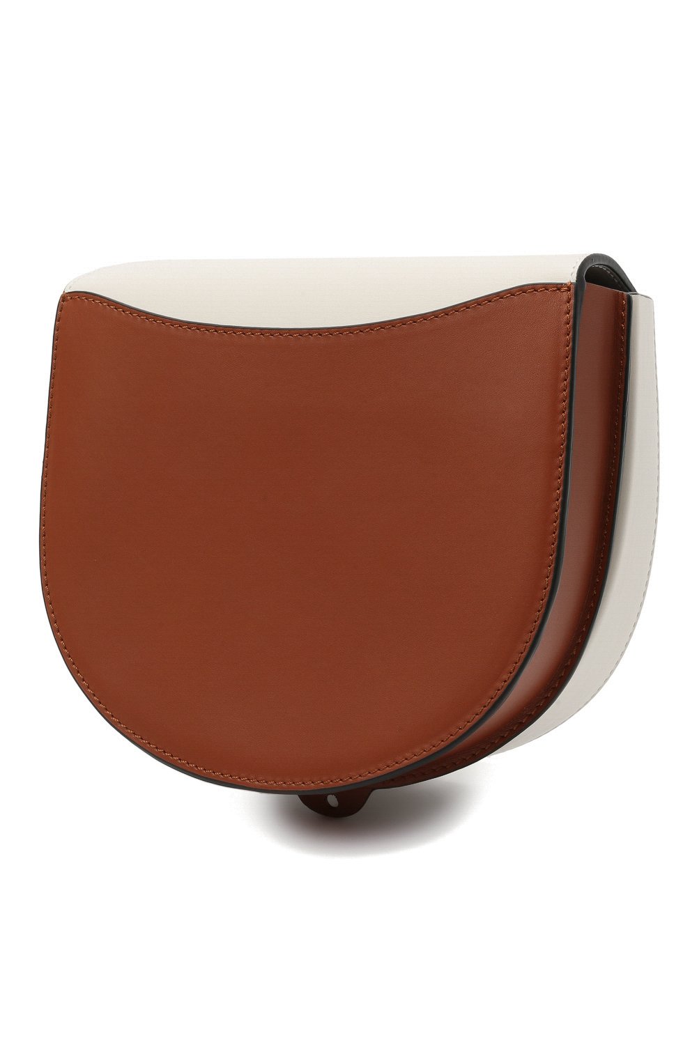 Женская сумка heel LOEWE белого цвета, арт. A894A01X02 | Фото 4 (Сумки-технические: Сумки через плечо; Материал: Натуральная кожа; Размер: mini; Ремень/цепочка: На ремешке)