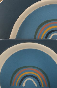 Детского набор бамбуковой посуды henry BLOOMINGVILLE голубого цвета, арт. 92304056 | Фото 3 (Кросс-КТ: Посуда)