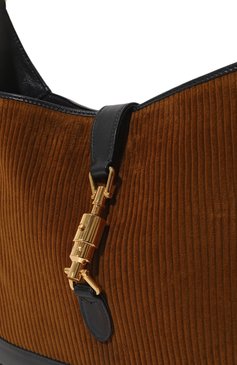 Женская сумка jackie 1961 medium GUCCI коричневого цвета, арт. 636710 2S8AG | Фото 3 (Сумки-технические: Сумки top-handle; Размер: medium; Материал: Текстиль)
