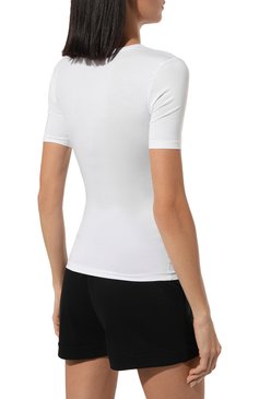 Женская футболка ZIMMERLI белого цвета, арт. 700-3450 | Фото 4 (Материал внешний: Синтетический материал; Материал сплава: Проставлено; Нос: Не проставлено; Женское Кросс-КТ: Футболка-белье)