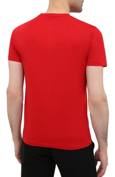 Мужская хлопковая футболка POLO RALPH LAUREN красного цвета, арт. 710680785 | Фото 4 (Принт: Без принта; Рукава: Короткие; Длина (для топов): Стандартные; Материал сплава: Проставлено; Материал внешний: Хлопок; Драгоценные камни: Проставлено; Стили: Кэжуэл)