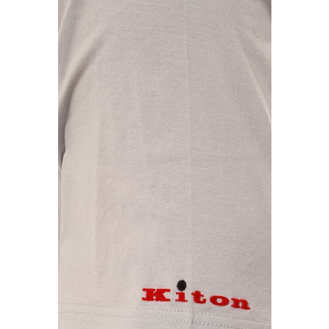 Хлопковая футболка Kiton  UK1165 Фото 5