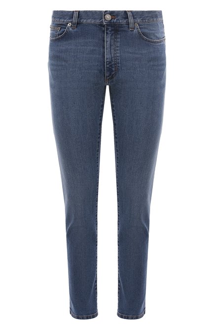Мужские джинсы ERMENEGILDO ZEGNA темно-синего цвета по цене 71800 руб., арт. UCI78A6/CITY | Фото 1
