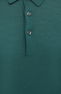 Мужское шерстяное поло GRAN SASSO зеленого цвета, арт. 45132/14790 | Фото 5 (Застежка: Пуговицы; Материал внешний: Шерсть; Рукава: Длинные; Длина (для топов): Стандартные; Кросс-КТ: Трикотаж; Стили: Кэжуэл)