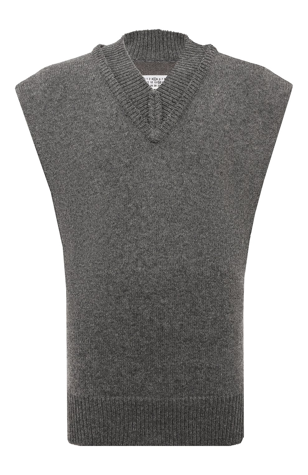 Мужской серый жилет из шерсти и льна MAISON MARGIELA купить в интернет ...