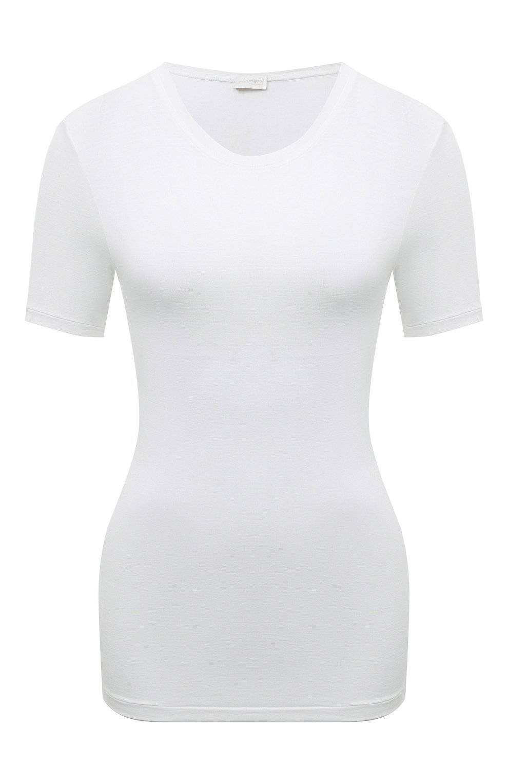 Женская футболка ZIMMERLI белого цвета, арт. 700-3450 | Фото 1 (Материал внешний: Синтетический материал; Материал сплава: Проставлено; Нос: Не проставлено; Женское Кросс-КТ: Футболка-белье)