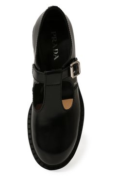 Мужские кожаные сандалии PRADA черного цвета, арт. 2EE372-055-F0002 | Фото 6 (Материал внешний: Кожа)
