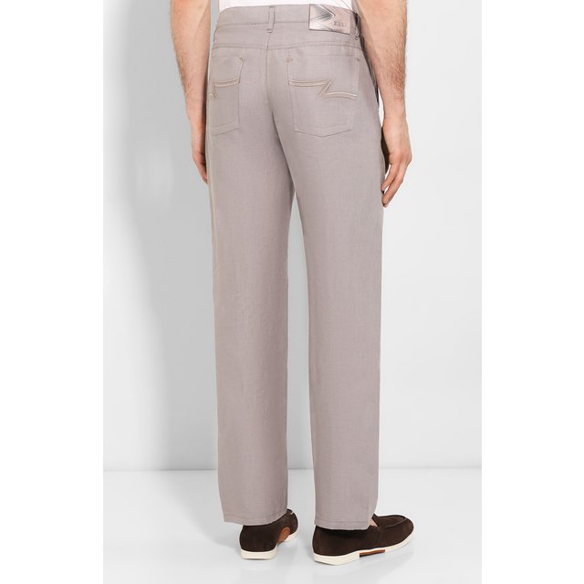 фото Льняные брюки zilli