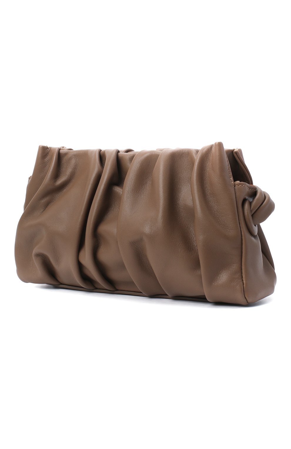 Женская сумка vague small ELLEME темно-коричневого цвета, арт. VAGUE/LEATHER | Фото 3 (Сумки-технические: Сумки чер ез плечо, Сумки top-handle; Материал: Натуральная кожа; Размер: small)