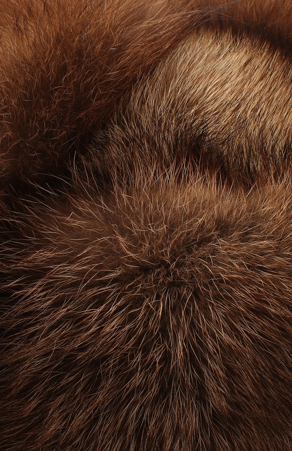 Мужская шапка из меха фишера FURLAND коричневого цвета, арт. 0012210310001300000 | Фото 3 (Материал: Натуральный мех)