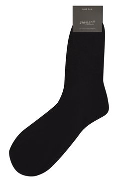 Мужские шелковые носки ZIMMERLI темно-синего ц вета, арт. 2561/10 | Фото 1 (Материал внешний: Шелк; Кросс-КТ: бельё; Материал сплава: Проставлено; Нос: Не проставлено)