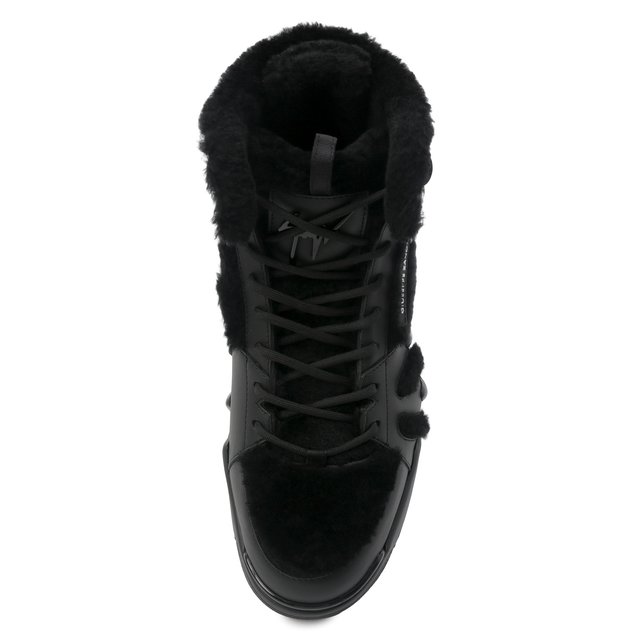 Кожаные кеды Talon Winter Giuseppe Zanotti Design  RU10052/004 Фото 6