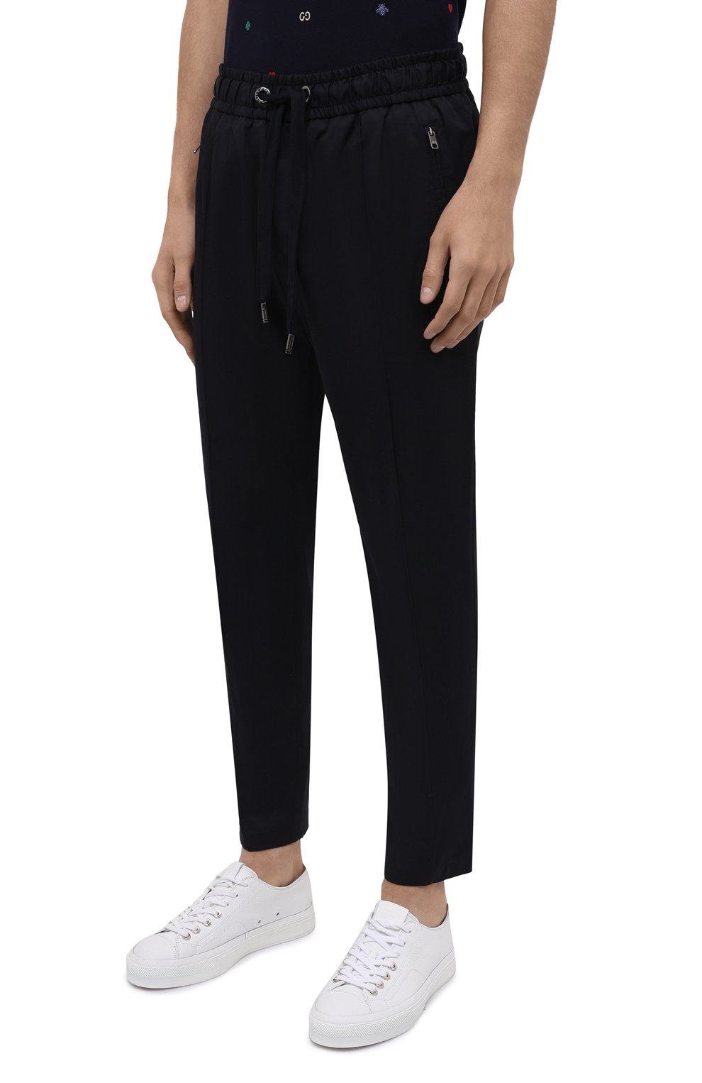 Хлопковые брюки Dolce & Gabbana  GYACET/FUFJR Фото 3