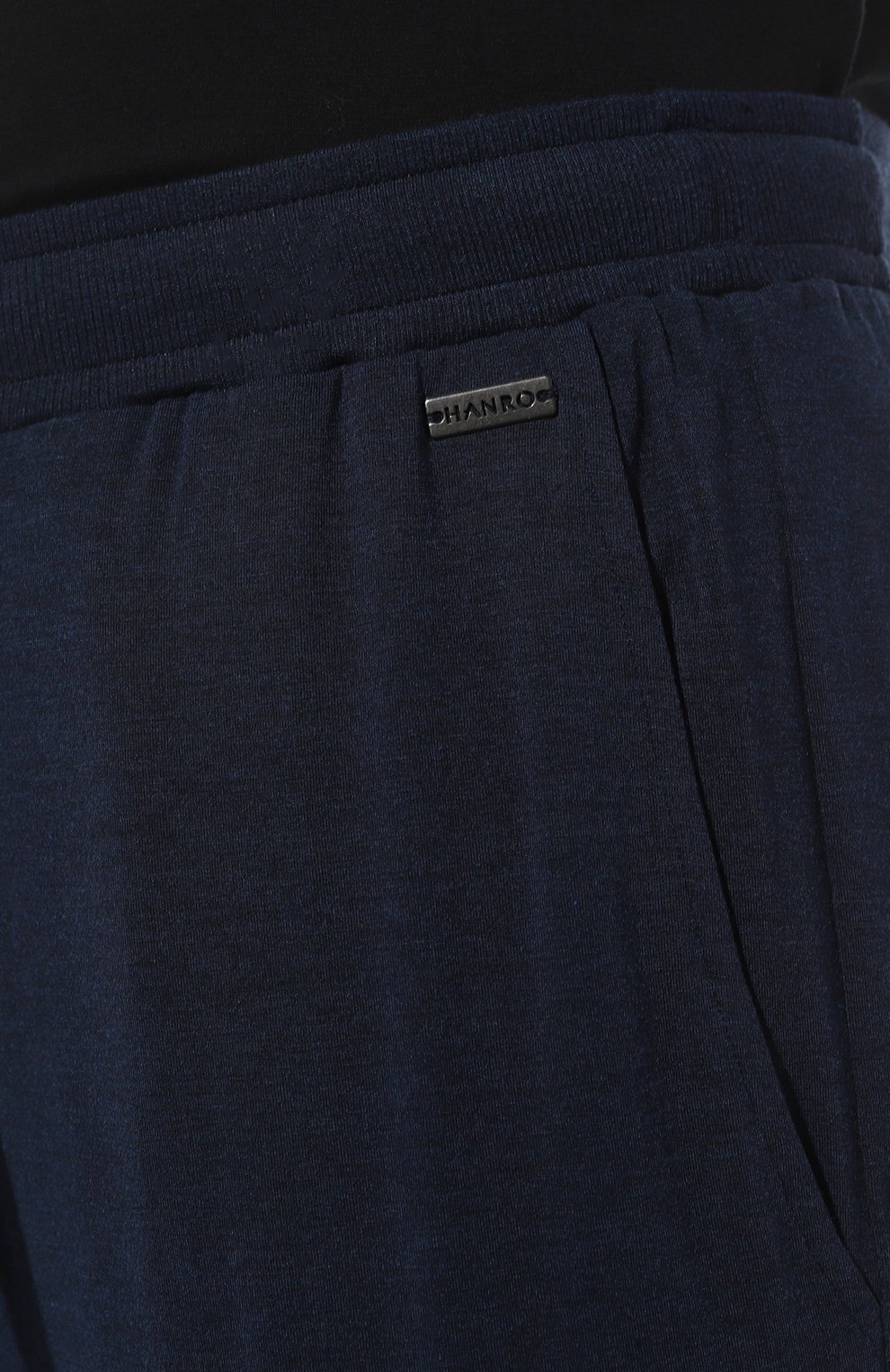 Мужские домашние брюки из вискозы HANRO темно-синего цвета, арт. 075040. | Фото 5 (Длина (брюки, джинсы): Стандартные; Кросс-КТ: домашняя одежда; Материал сплава: Проставлено; Материал внешний: Вискоза; Драгоценные камни: Проставлено)