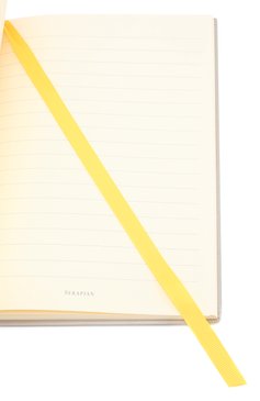 Записная книжка с кожаной обложкой SERAPIAN светло-серого цвета, арт. SCACCUSL7063M46A | Фото 3 (Статус проверки: Проверена категория)