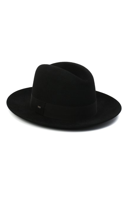 Женская фетровая шляпа SAINT LAURENT черного цвета по цене 96650 руб., арт. 628281/3YG07 | Фото 1
