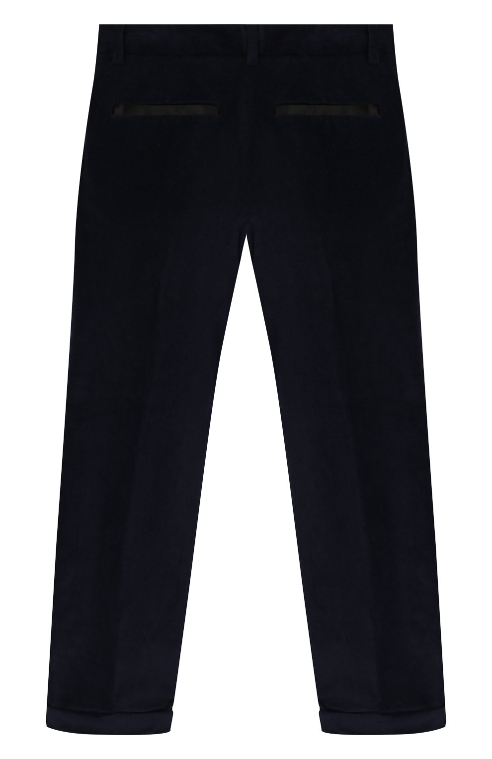Детские брюки MARC JACOBS (THE) синего цвета, арт. W24199 | Фото 2 (Стили: Классический; Мальчики Кросс-КТ: Брюки-одежда; Статус проверки: Проверена категория)