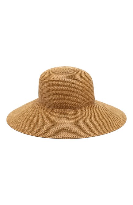 Женская шляпа ERIC JAVITS темно-бежевого цвета, арт. 13804/HAMPT0N | Фото 1 (Материал: Текстиль, Синтетический материал, Пластик)
