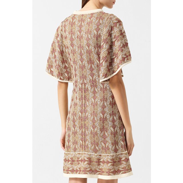 фото Вязаное мини-платье с круглым вырезом chloé