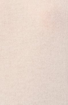 Женский кашемировый пуловер THEORY кремвого цвета, арт. L0118709 | Фото 5 (Материал внешний: Шерсть, Кашемир; Рукава: Короткие; Длина (для топов): Стандартные; Материал сплава: Проставлено; Женское Кросс-КТ: Пуловер-одежда; Драгоценные камни: Проставлено; Стили: Кэжуэл)