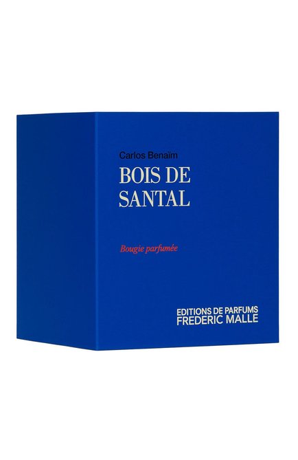 Парфюмерная свеча bois de santal (220g)  FREDERIC MALLE бесцветного цвета, арт. 3700135094147 | Фото 2 (Статус проверки: Проверена категория; Ограничения доставки: flammable)