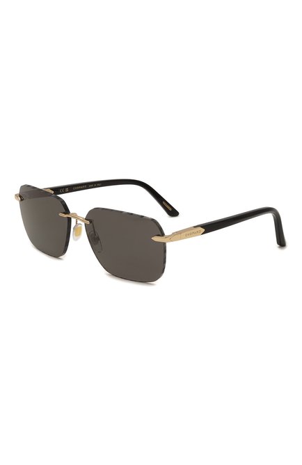 Мужские солнцезащитные очки CHOPARD черного цвета по цене 75600 руб., арт. G62 300P | Фото 1