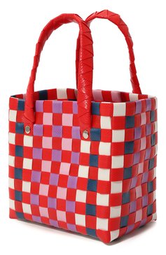 Детская сумка MARNI красного цвета, арт. M00178-M00IW | Фото 2 (Материал: Экокожа)