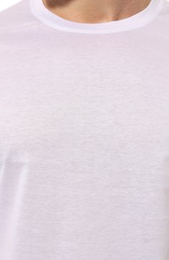 Мужская хлопковая футболка ANDREA CAMPAGNA белого цвета, арт. TSMC/JERLUX | Фото 5 (Принт: Без принта; Рукава: Короткие; Длина (д ля топов): Стандартные; Материал сплава: Проставлено; Материал внешний: Хлопок; Драгоценные камни: Проставлено; Стили: Кэжуэл)