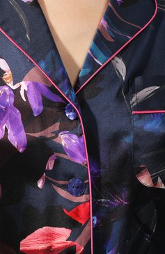 Женская шелковая пижама LUNA DI SETA разноцветного цвета, арт. VLST60546_2330 | Фото 6 (Материал внешний: Шелк; Статус проверки: Проверена категория)