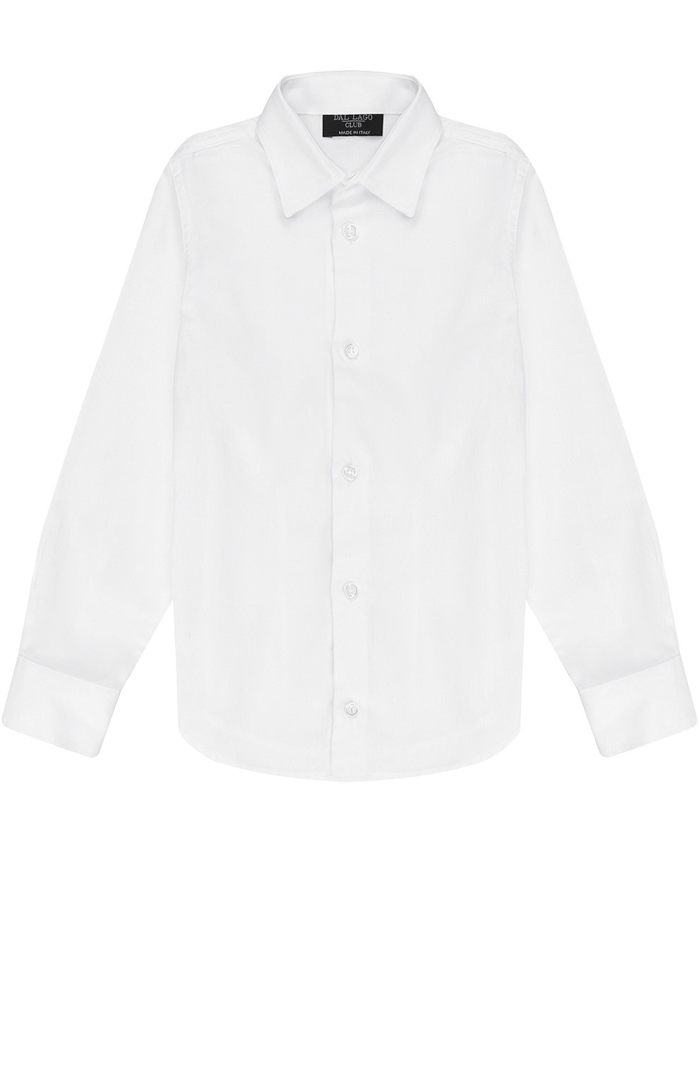 Рубашки Dal Lago, Хлопковая рубашка прямого кроя Dal Lago, Италия, Белый, Хлопок: 100%;, 2297027  - купить