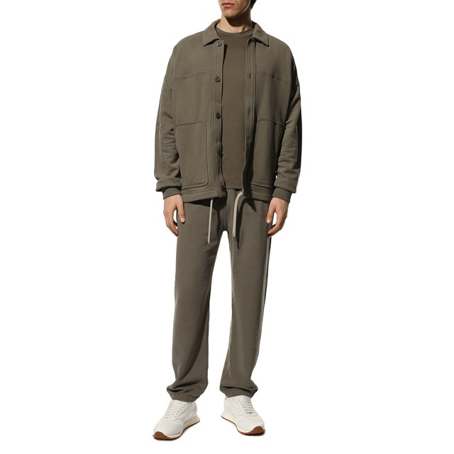 Хлопковые джоггеры Z Zegna  VZ484/ZZP74 Фото 2