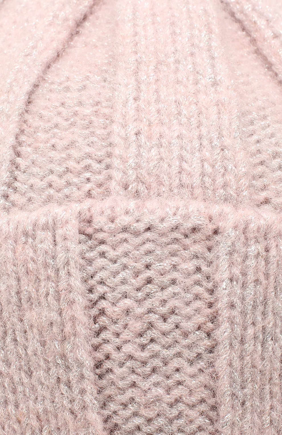 Женская шапка armel CANOE светло-розового цвета, арт. 4923666 | Фото 3 (Материал: Текстиль, Шерсть; Статус проверки: Проверена категория)