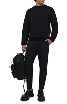 Мужской текстильный рюкзак PRADA черного цвета, арт. 2VZ135-2DMG-F0002-HOL | Фото 3 (Ремень/цепочка: На ремешке; Материал: Текстиль; Стили: Кэжуэл; Размер: large)