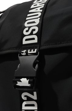 Мужской текстильный рюкзак DSQUARED2 черного цвета, арт. BPM0104/16806816 | Фото 3 (Материал сплава: Проставлено; Ремень/цепочка: На ремешке; Материал: Текстиль; Драгоценные камни: Проставлено; Стили: Кэжуэл; Размер: large)