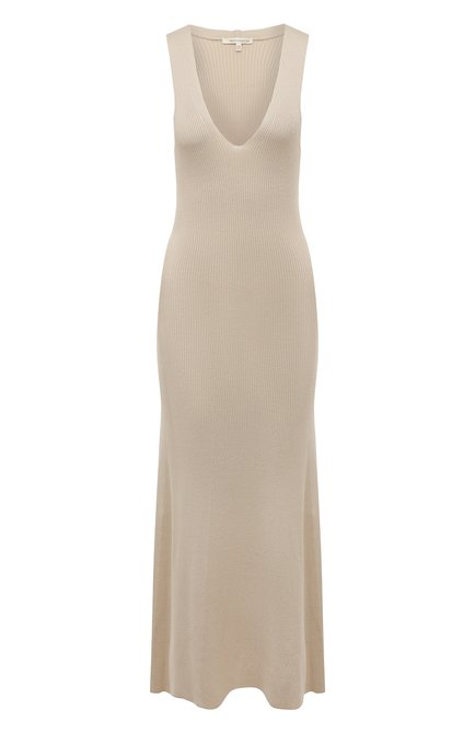 Женское платье из вискозы NOBLE&BRULEE бежевого цвета по цене 50000 руб., арт. NB35NM | Фото 1