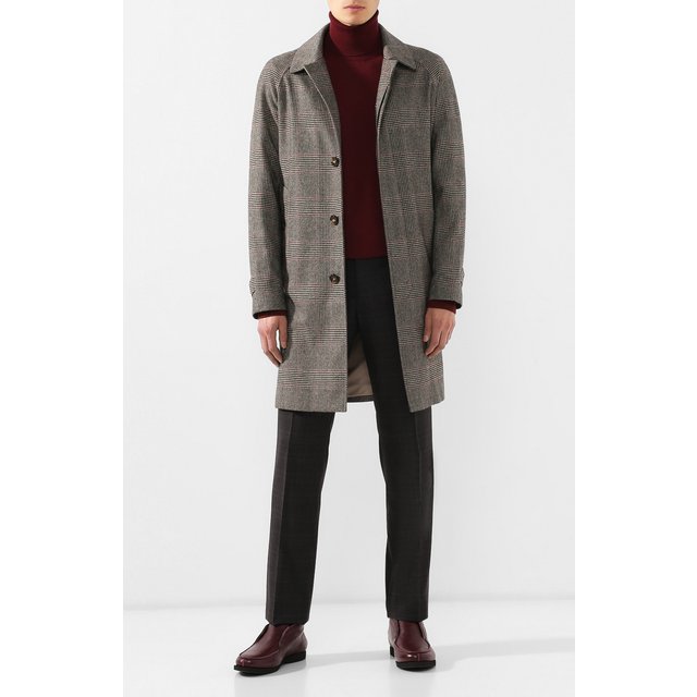 Кожаные ботинки Kiton USSFLYN00126/LINING M0NT0NE Фото 2