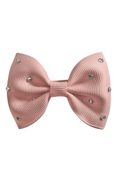 Детская заколка-зажим bowtie bow MILLEDEUX светло-розового цвета, арт. 164-GLGC-04 | Фото 1