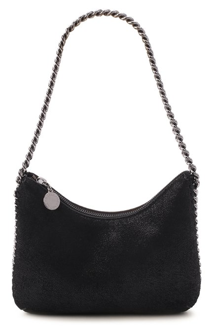 Женская сумка falabella STELLA MCCARTNEY черного цвета, арт. 7B0001/W8719 | Фото 1 (Материал: Текстиль; Размер: small; Сумки-технические: Сумки через плечо)