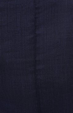 Мужские брюки из шерсти и льна BRIONI темно-синего цвета, арт. RPM20L/P9AB9/NEW SIDNEY | Фото 5 (Big sizes: Big Sizes; Материал внешний: Шерсть; Длина (брюки, джинсы): Стандартные; Случай: Повседневный; Региональные ограничения белый список (Axapta Mercury): RU; Стили: Кэжуэл)
