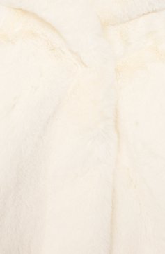 Детского шуба из эко-меха MONNALISA красного цвета, арт. 394105 | Фото 3 (Кросс-КТ НВ: Верхняя одежда-одежда; Материал внешний: Синтетический материал; Статус проверки: Проверена категория)