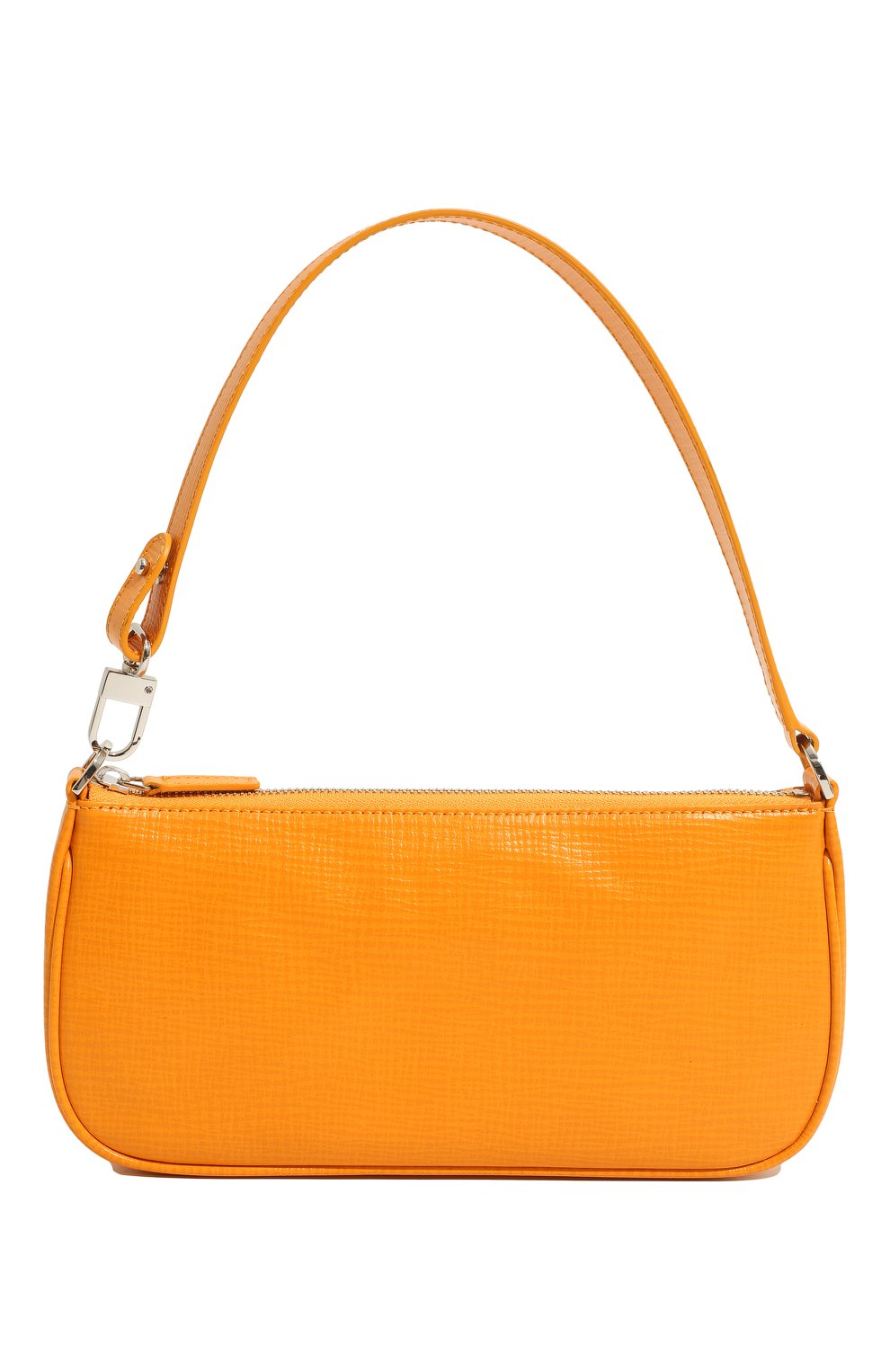 Женская сумка rachel BY FAR оранжевого цвета, арт. 22CRRCLSSNFEMED | Фото 1 (Сумки-технические: Сумки top-handle; Размер: medium; Материал: Натуральная кожа)