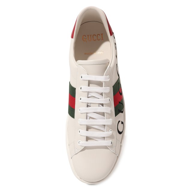 фото Кожаные кеды gucci 100 ace gucci